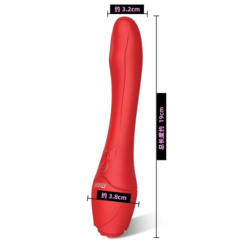 Rose Vibrator with Heater for Female Masturbation, Adult Arousal Accessory, Sex Toy for Sex, Dildo for Anal Sex Toy