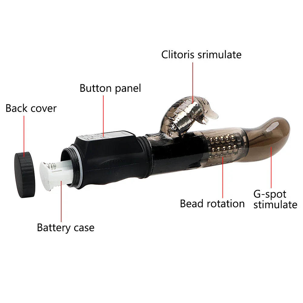 Rotating Dildos Anal Plug Rabbit Vibrators for Women Clitoris Vagina Butt Massage Sex Toys Adult Erotic Machine Female Sextoy Shop