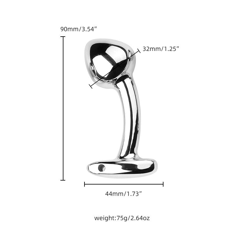 S/M/L Sex Metal Anal Toys Female Adult Sex Products Men and Women Ass Plug Stainless Steel Anal Plug Sex Toys Anal Dildo Toys