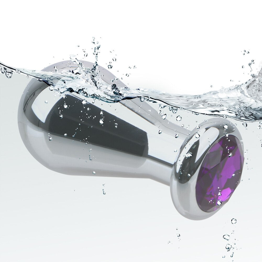 S/M/L Sex Toy for Men and Women, Bulb Anal Plugs, Metal Anus Dilator, Anal Beads, Butt Plug