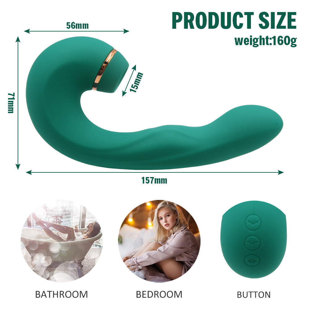 Abhoth Female Vibrator Sex Toys Sucking Vibrator 10 Frequency Vibration + Sucking G-Spot Stimulation Masturbator Adult Products
