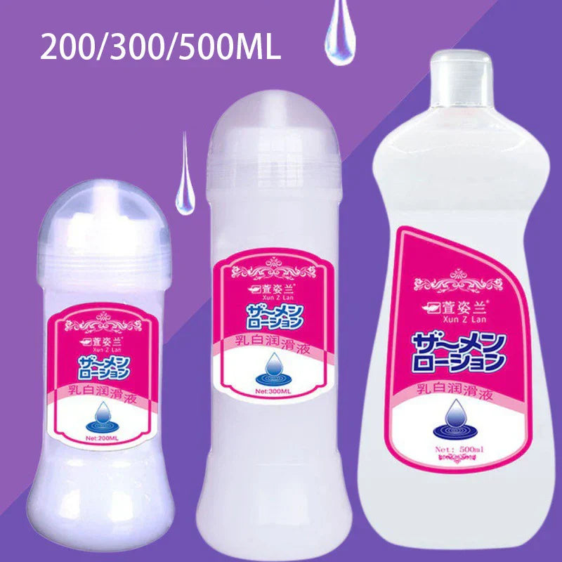 200/300/500ml Sex Viscous Lubricant.Milk-white Lubricating Oil for Vagina Anal.Water-soluble Lubricants for Adult Goods Sex Toys