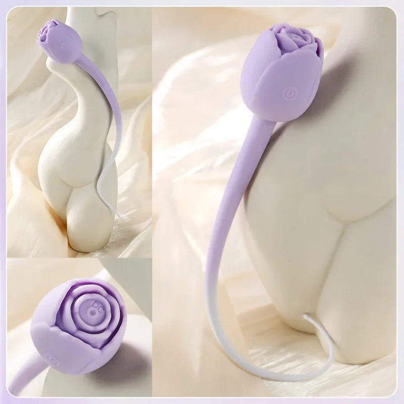 Rose Sucking Sex Toys Dildo Vibrator for Women 3in1 Thrusting G-Spot Anal Vibrators Stimulator Female Vibrating Adult Toys
