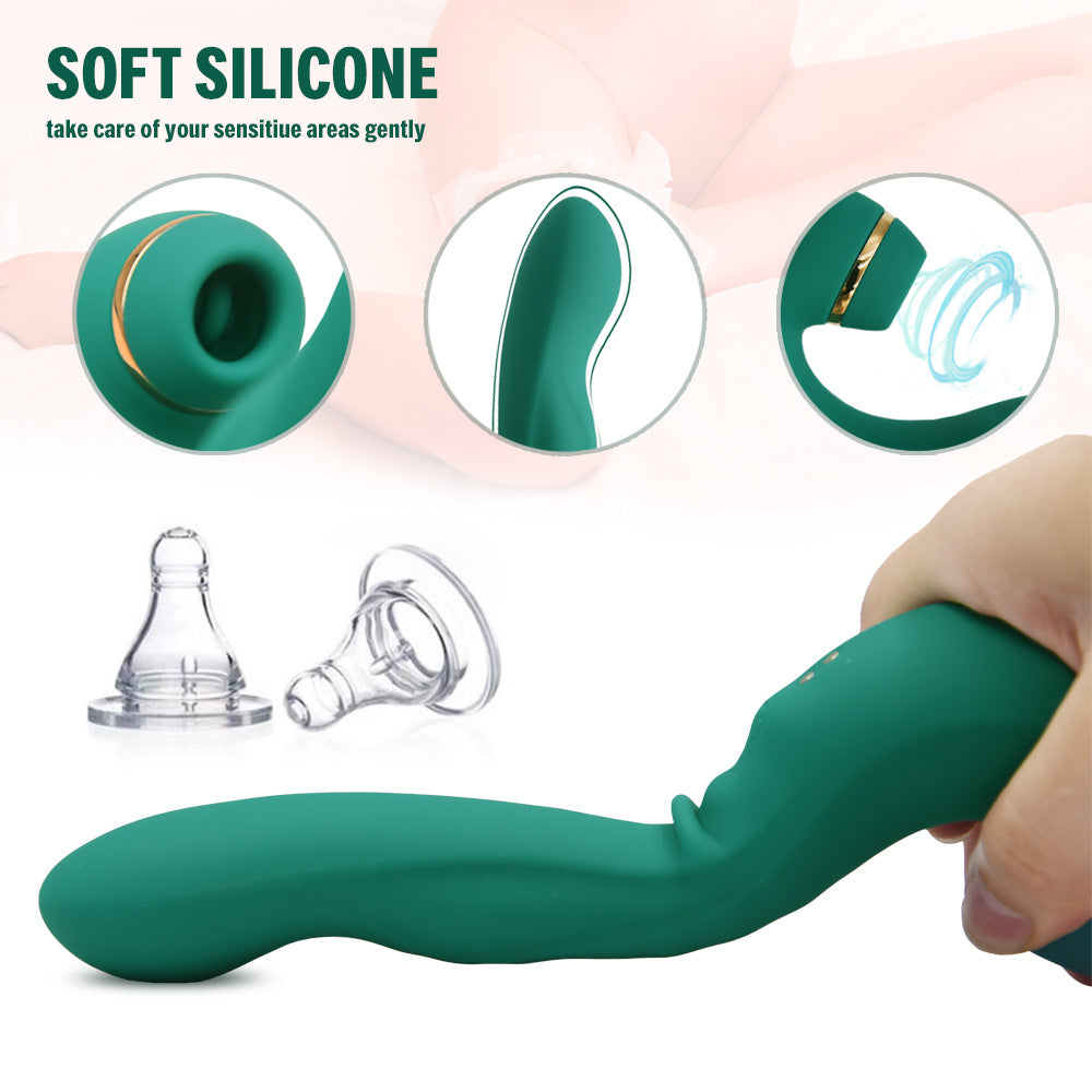 Abhoth Female Vibrator Sex Toys Sucking Vibrator 10 Frequency Vibration + Sucking G-Spot Stimulation Masturbator Adult Products