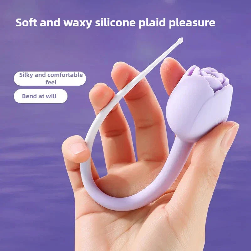 Rose Sucking Sex Toys Dildo Vibrator for Women 3in1 Thrusting G-Spot Anal Vibrators Stimulator Female Vibrating Adult Toys