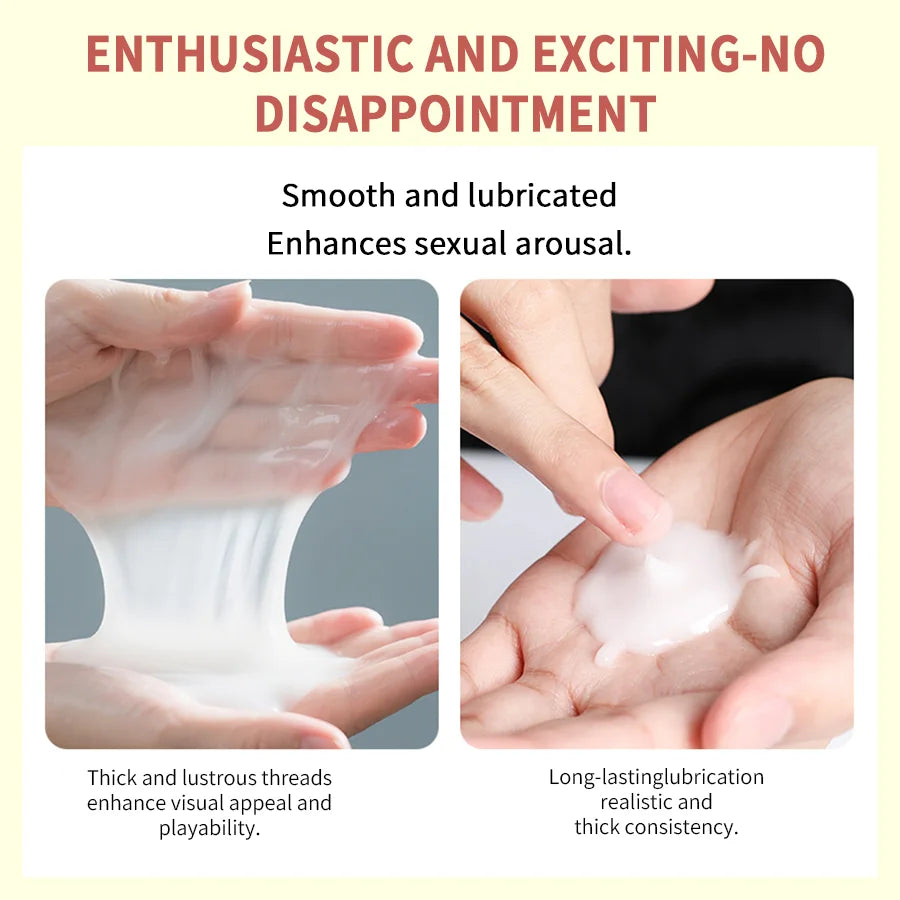 Long-Lasting Semen-Like Lubricant – Thick Creamy Water-Based Formula for Women. Based Lube For Sex.Anal Lube. Men & Couples