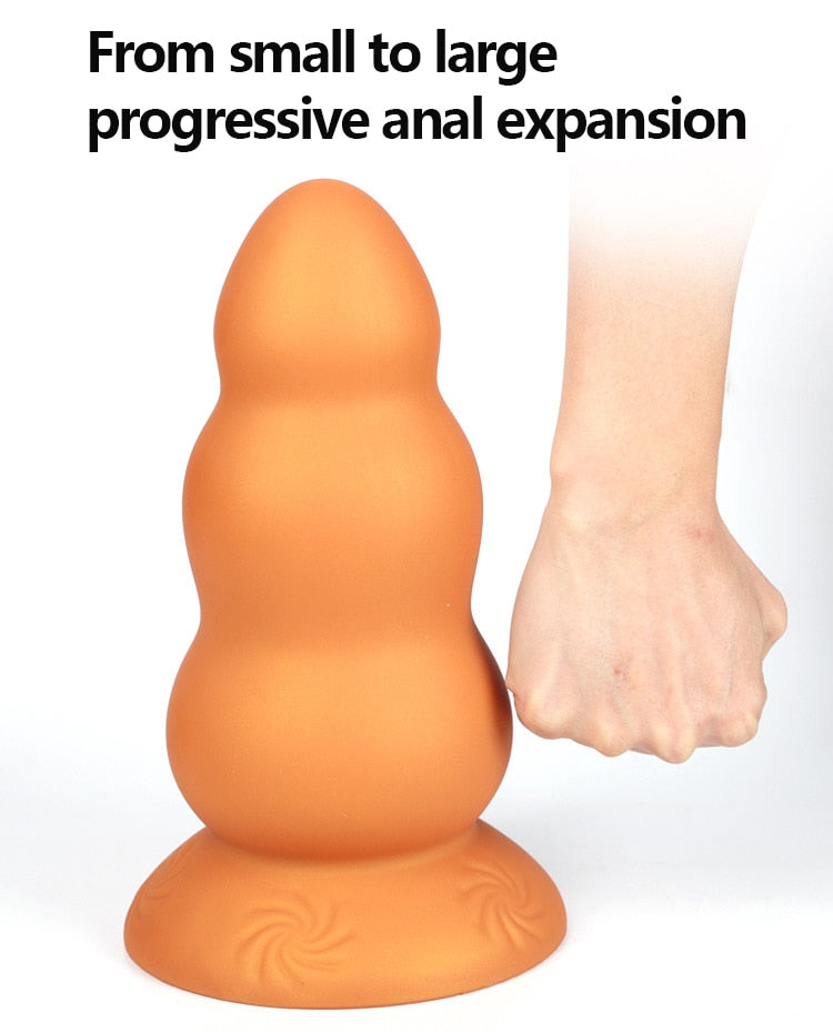 2022 Latest Huge Anal Plug Super Soft Silicone Dildo Anal Plug Anal Beads Prostate Massage Big Butt Plug Sex Toys for Men Women