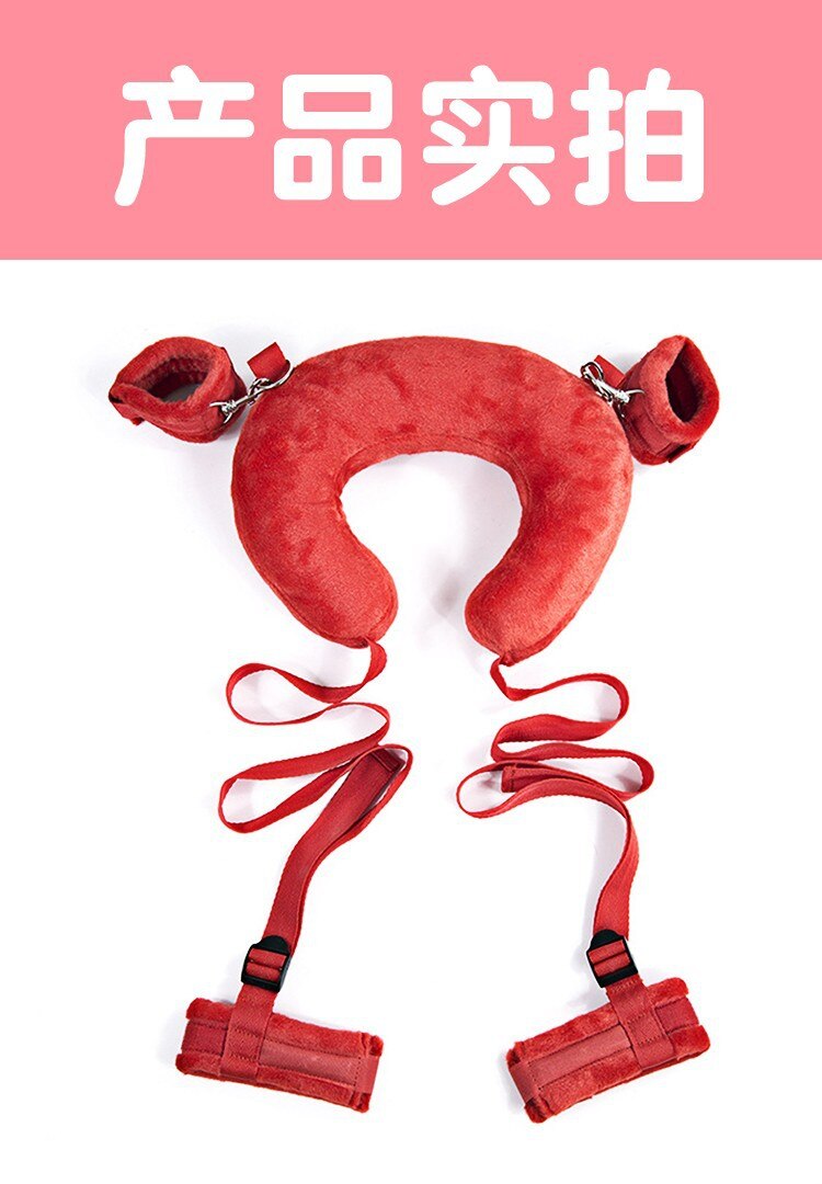 SM Bondage Restraints Slave Straps Pillow Sex Toys for Women Couples Handscuff Neck Ankle Cuffs Adult Games Sex Products