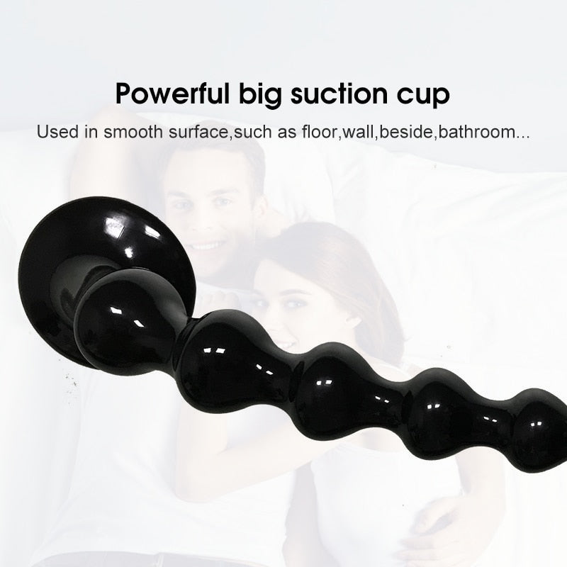 360mm Long Anal Plug 8 Beads Sex Toys for Female Gays Anus Prostate Massager Masturbator Anal Bead Balls Butt Sex Product Toys