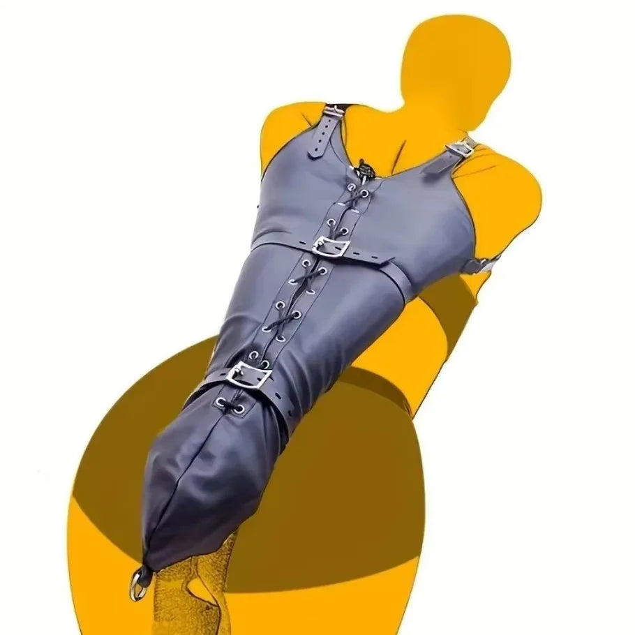 Adult Erotic Arm Restraints Sleeves BDSM Women's Bondage Leather Handcuffs Restraints Alternative Flirting Prison Toys Foreign