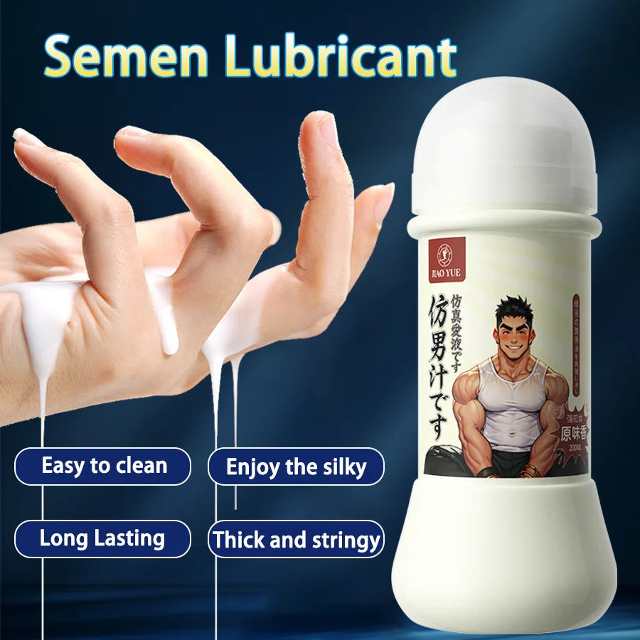 Long-Lasting Semen-Like Lubricant – Thick Creamy Water-Based Formula for Women. Based Lube For Sex.Anal Lube. Men & Couples