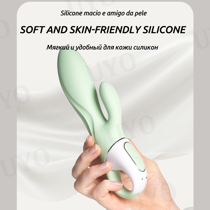 Satisfyer Air Pulsator Rabbit 5 App Remote Control Interactive Vibrator for Couples G-Spot Clitoris Sex Toy for Women