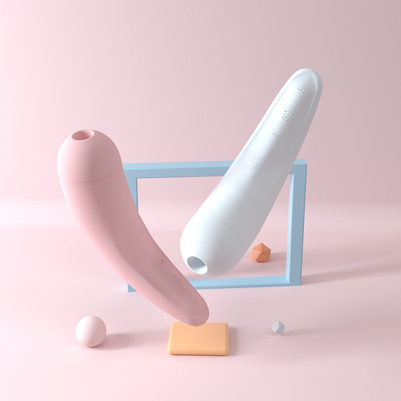 Satisfyer CURVY 2 + Vibrador App รีโมทคอนโทรล Vibrator Clit Sucker Vibrators สำหรับผู้หญิง Clitoris Nipple Sex ของเล่น UYO