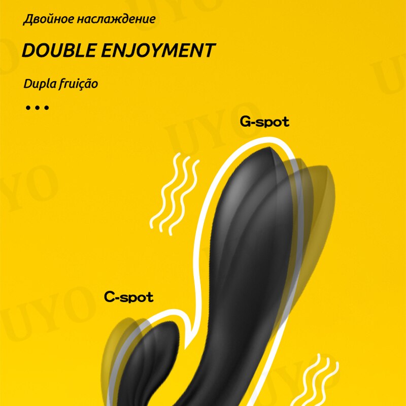 Satisfyer DOUBLE FLEX App-Controlled Remote Rabbit Vibrator Super Power Vibration G-Spot Clitoral Vibrator Women Sex Toy