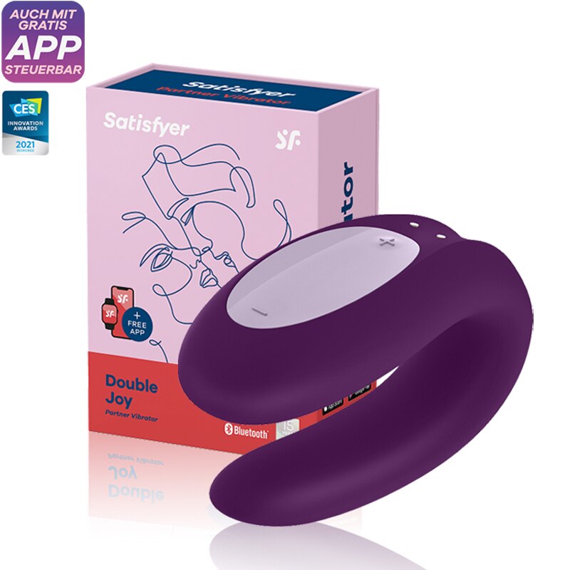 Satisfyer คู่ Joy App ควบคุม Vibrator ซิลิโคนเพศของเล่นสำหรับคู่10การสั่นสะเทือน IPX7เครื่องสั่นสะเทือนกันน้ำสำหรับผู้หญิง UYO