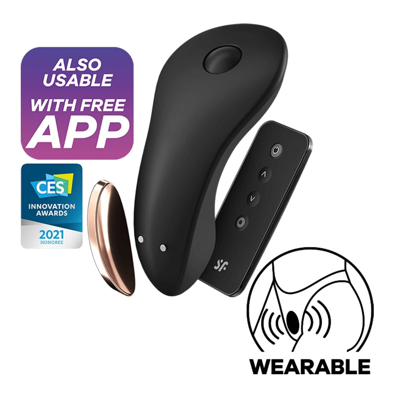 Satisfyer Little Secret App-Controlled Wearable Magnetic Vibrator Remote Control Clitoral Stimulator Couple Vibrators for Women UYO