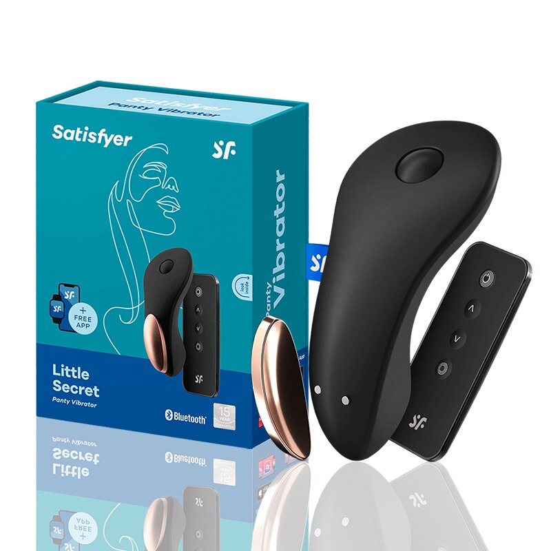 Satisfyer Little Secret App-Controlled Wearable Magnetic Vibrator Remote Control Clitoral Stimulator Couple Vibrators for Women UYO