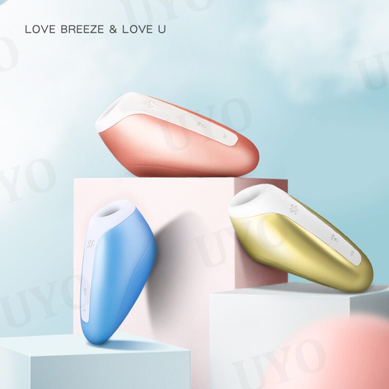 Satisfyer Love Breeze Vibrators for Women Clitoris Sucker Licking Mini Clitoris Nipple Sucker UYO Sex Toys for Women