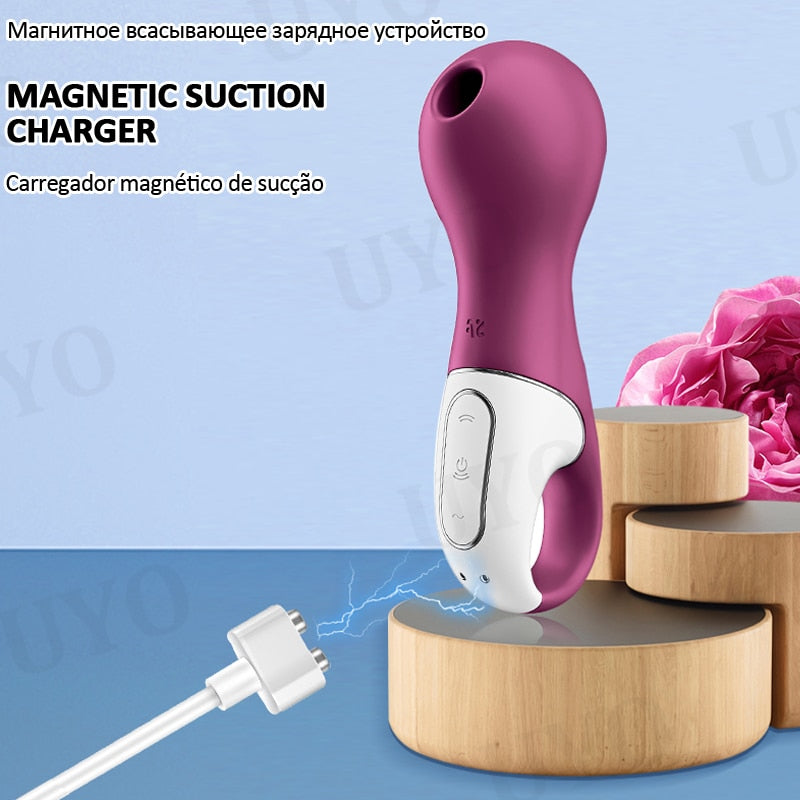 Satisfyer Lucky Libra Clitoris Stimulator Rechargeable Vibrators for Women Clitoris Sucker Silicone Ring Nipple Sucker Toy