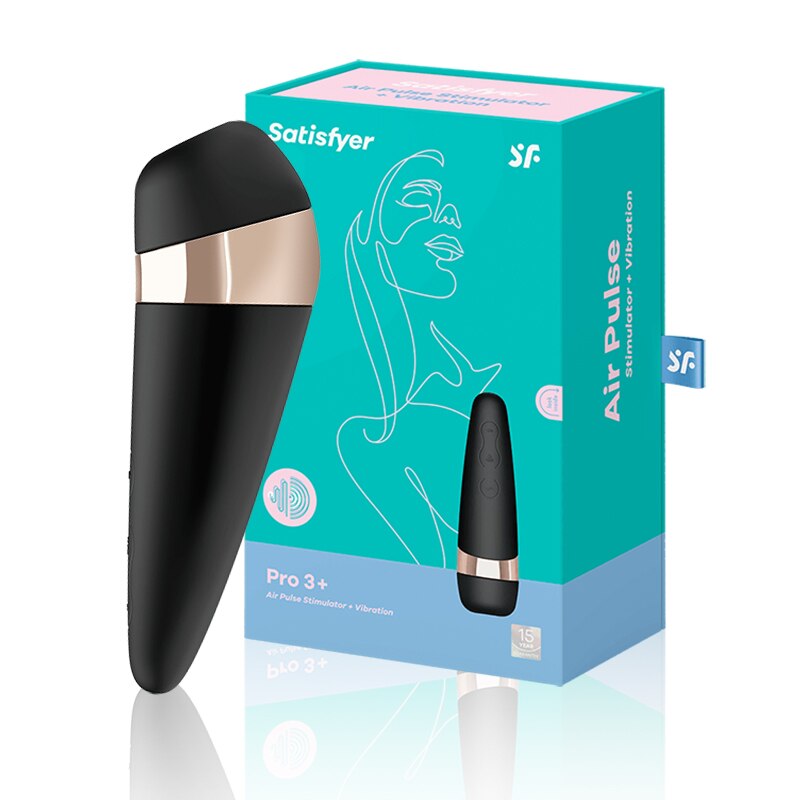 Satisfyer Pro 3 + Suction Vibrators Clitoris Stimulator Nipple Sucker Adult Sex Toy Clitoris Sucker Vibrator for Women