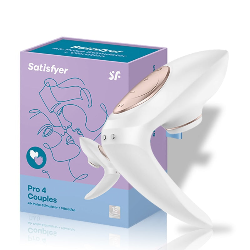 Germany Satisfyer Pro 4 Couple Suction G Spot Silicone UYO Vibrator Dildo Adult Toy Clitoral Suction Toy