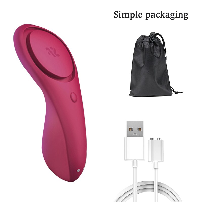 Satisfyer Sexy Secret Silicone G-Spot Vibrator Portable Wearable APP Remote Control Clitoris Stimulator UYO Sex Toys for Women
