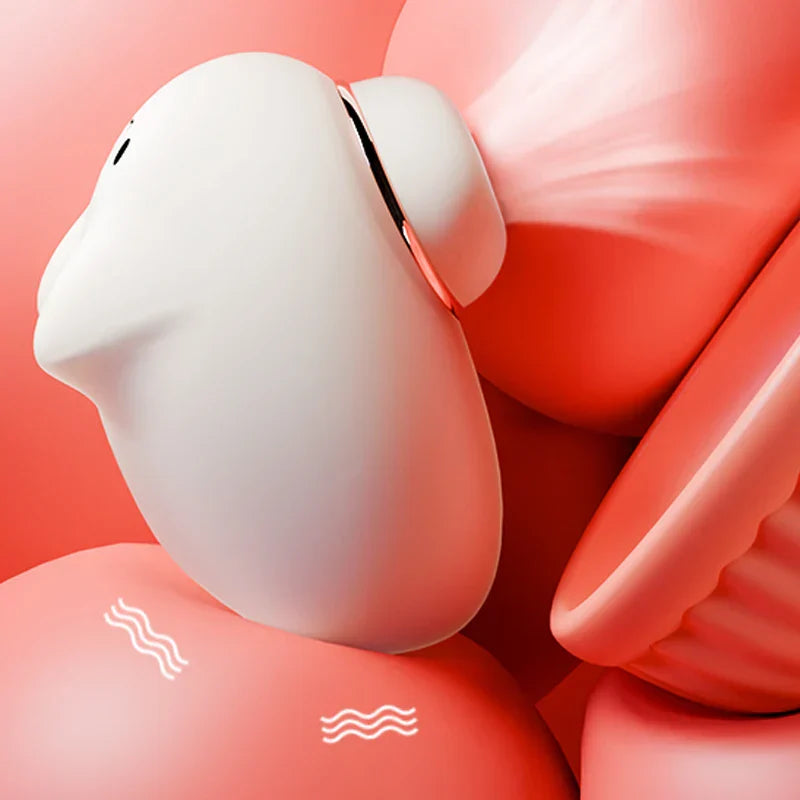 Sucking Vibrator, Cute Pussy, Female Clitoral Sucking Vibrator, Clitoral Orgasm Stimulation, USB Rechargeable, Silicone Adult Sex Toy
