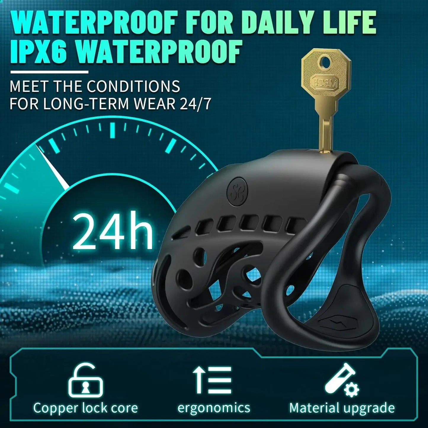 BDSM Shock Male Chastity Cage Wireless Remote Control Shock Chicken Cage Penis Lock with Urethral Obstruction
