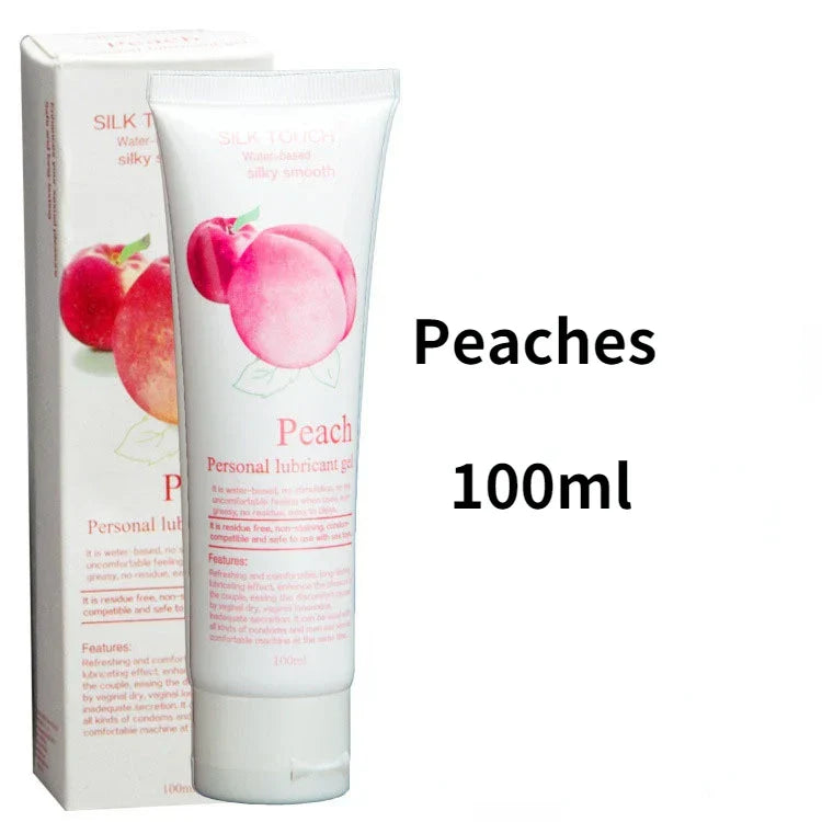 Sex Lubricant 100ml Fruit flavor Water-based Vaginal Penis Oral Sex Moisturizing Cream Adult Products sexi toys for couple