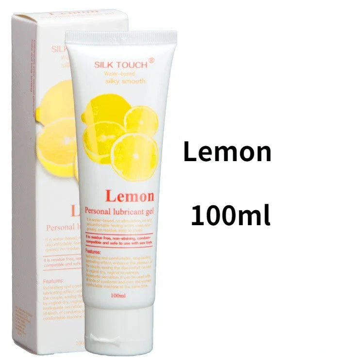 Sex Lubricant 100ml Fruit flavor Water-based Vaginal Penis Oral Sex Moisturizing Cream Adult Products sexi toys for couple
