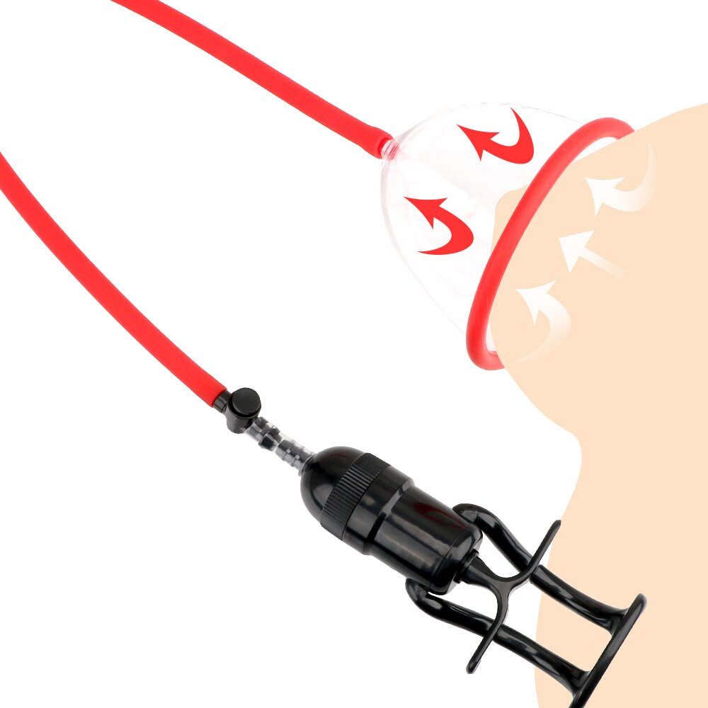 Sex Pumps Breast Enlarged Vacuum Sucker Vagina Sucking Cup Enhance Pump Couple Flirting Climax Bondage Toys Adult Products