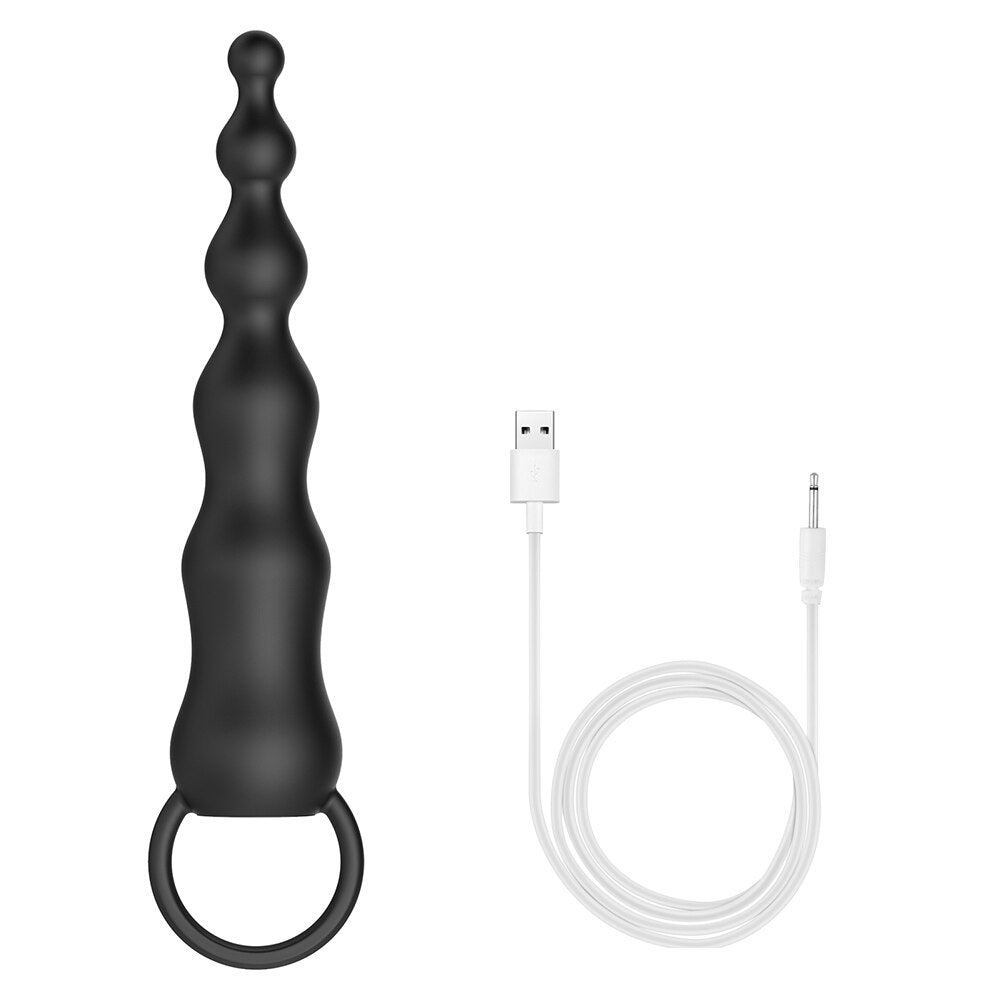 Sex Toy for Men Women Anal Beads 10 Speed Butt Plug Stimulator Prostate Massage Remote Control Vibrator Anal Vibrator Dual Motor