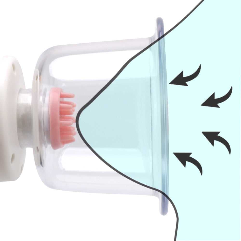 Sex Toys for Women: Bra Massager, Rotating Stimulating Breast Pump, Breast Enlargement Vibrator, Licking Nipple Sucker, Sex Shop