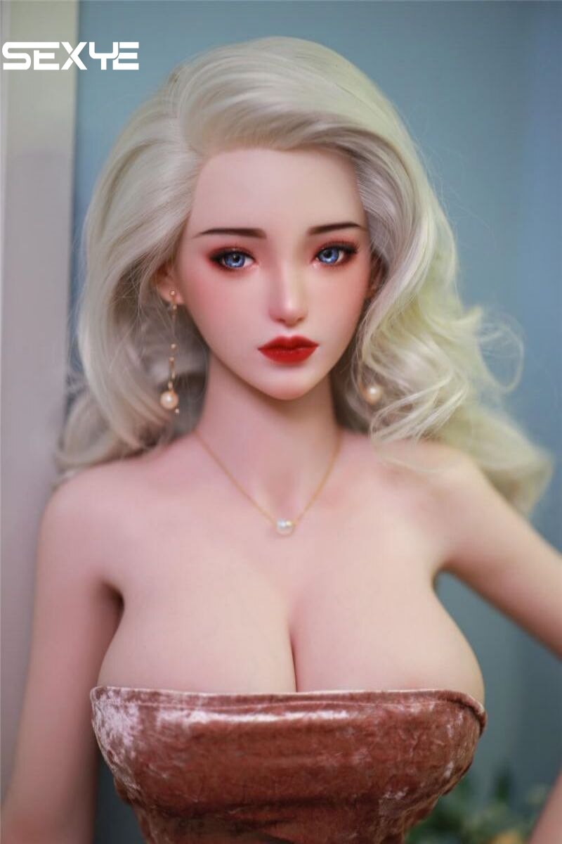 170cm Full-Size Silicone Sex Doll. Metal skeleton doll, implanted real hair, sexy doll