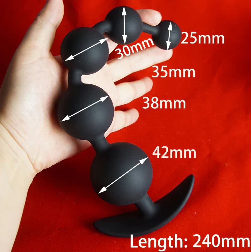 Silicone Anal Beads Dilator.Big Annals Balls.Long Ass Anus But Butt Plug.Analplug Buttplug Butplug.Analsex Prostate Sex Toys