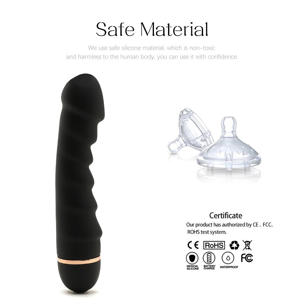 Simulation Silicone Dildo Vibrator, 20 Frequencies, Female Masturbation, Head Vibration, G-spot Clitoral Stimulator, Sex Toys for Women