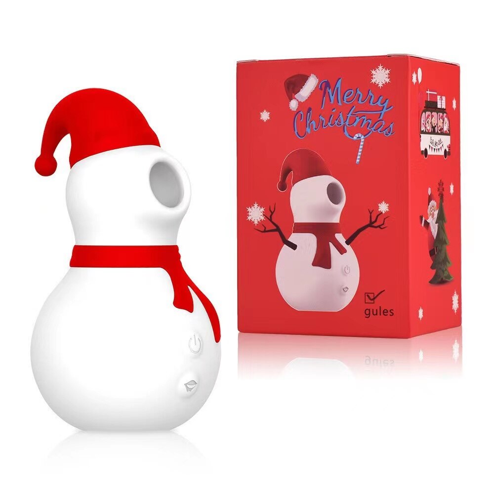 Snowman Clit Sucker Vibrator Sex Toy for Women Adults 18 Christmas Nipple Female Clitoris Vacuum Stimulator Cocksucker Oral