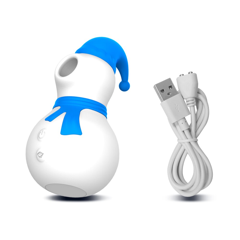Snowman Clit Sucker Vibrator Sex Toy for Women Adults 18 Christmas Nipple Female Clitoris Vacuum Stimulator Cocksucker Oral