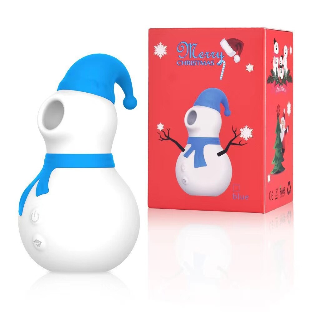 Snowman Clit Sucker Vibrator Sex Toy for Women Adults 18 Christmas Nipple Female Clitoris Vacuum Stimulator Cocksucker Oral