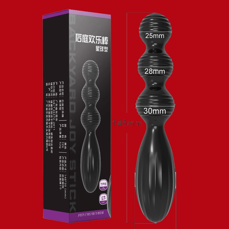 Soft Anal Dildo Butt Plug Prostate Massager Adults Gay Phalluses Anal Plug Beads Sex Toys for Men BDSM Toys for Women Anal Toys