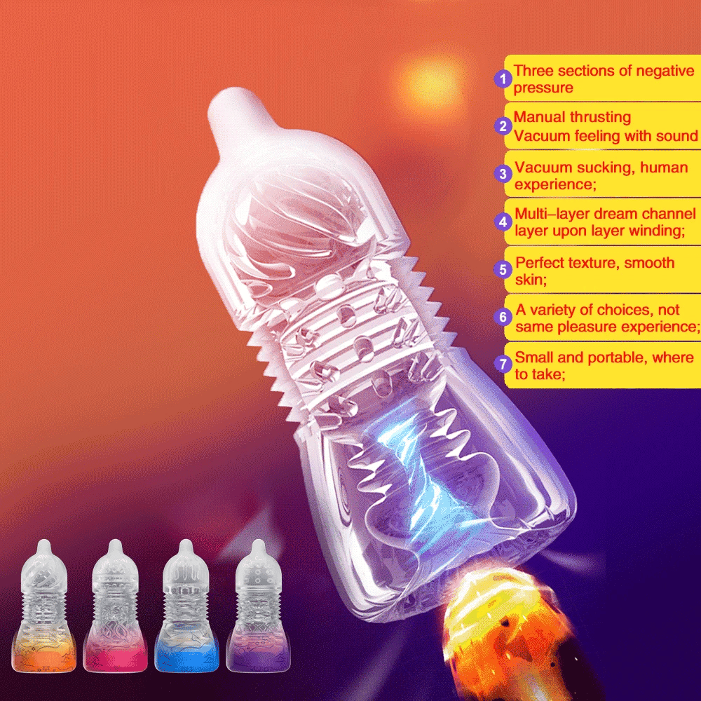 Male Masturbator Soft Stick Adult Toy for Men Penis Pump Massage Silicone Delay Lasting Realistic Vagina Masturbator Cup