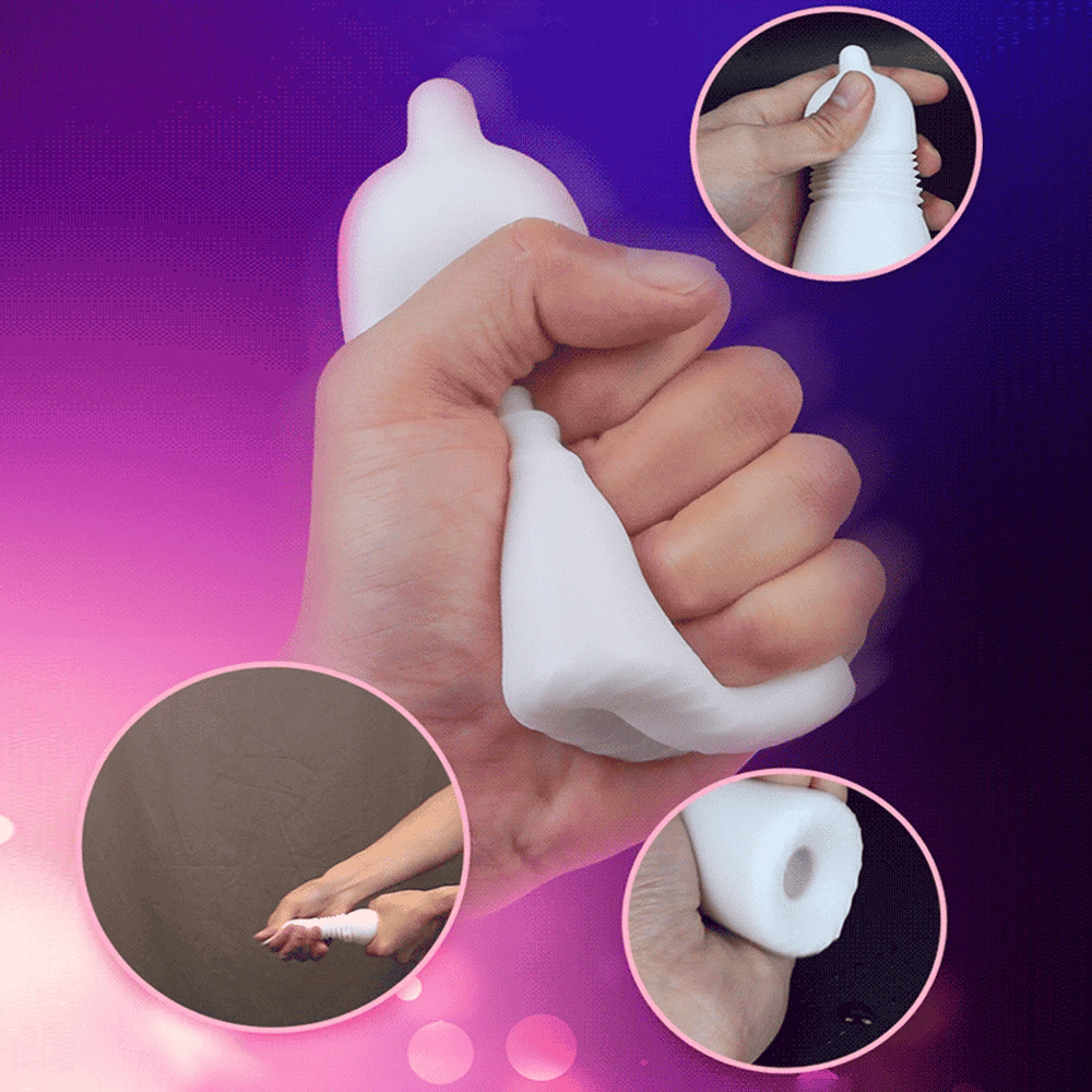 Male Masturbator Soft Stick Adult Toy for Men Penis Pump Massage Silicone Delay Lasting Realistic Vagina Masturbator Cup