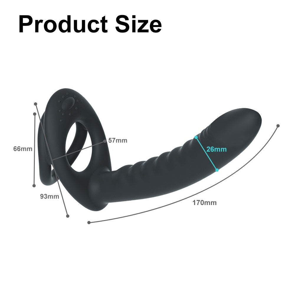 สอดใส่คู่อวัยวะเพศชาย Strapon Dildo เพศของเล่นสำหรับผู้หญิงสายรัด Penis Anal ลูกปัด Plug ผู้ใหญ่ G Spot ของเล่นสำหรับผู้ใหญ่18