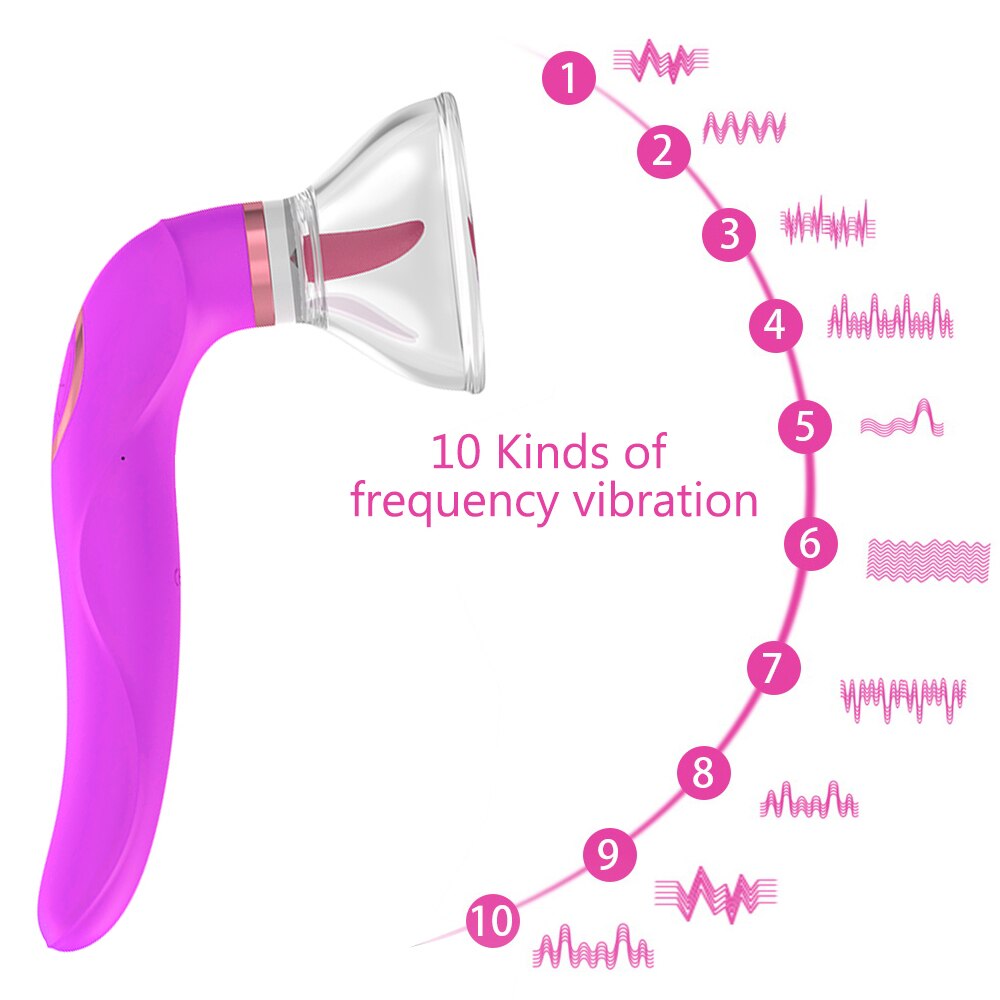 Strong Tongue Licking Vibrators for Women Nipple Massager Breast Enlargement Machine Dildos Anal Sex Toys Adults Products Erotic