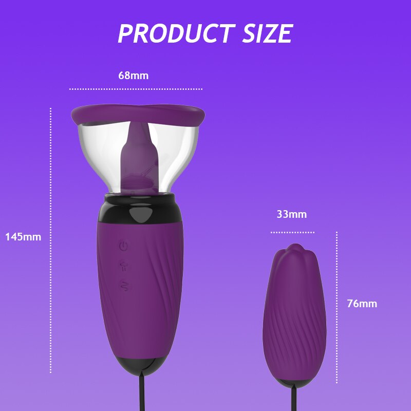 Sucking Vibrator Clit Stimulator Lick Toy G-Spot Bullet Vibrator Breast Nipple Sucker Vibrator Female Massager