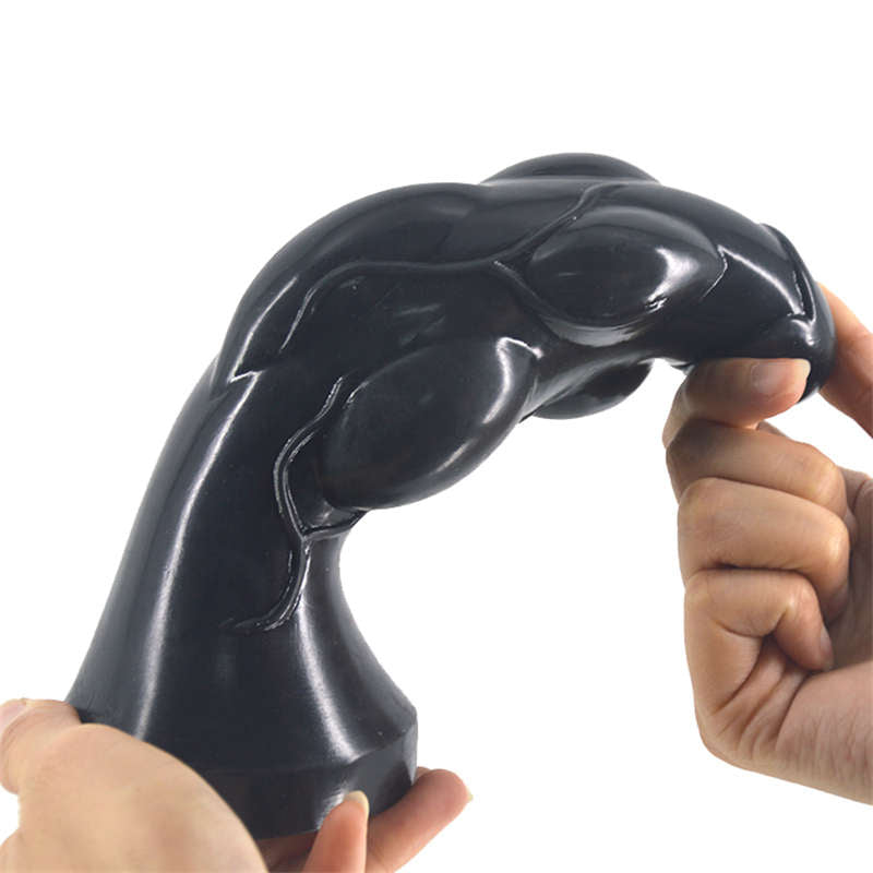 Suction Cup Penis Anal Plug Masturbation Vibration Glass Plug Clitoral Pump Intimate Toys for Husband Pig Tail Adults SM Toys