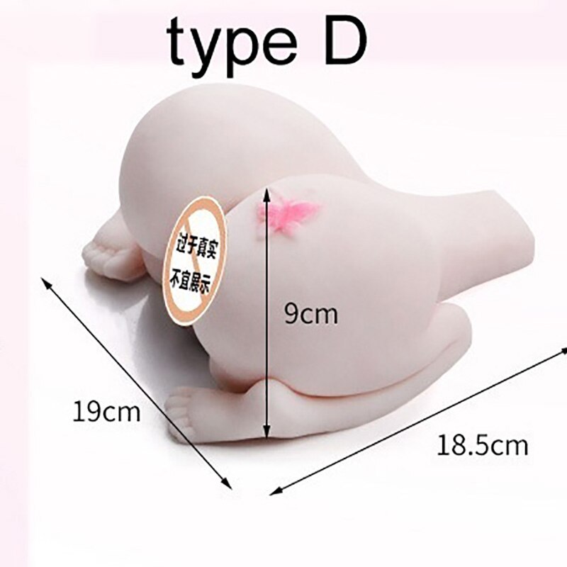 Super Big Ass Male Masturbator Realistic Vagina Sex Doll Adult Toy for Male Masturbation
