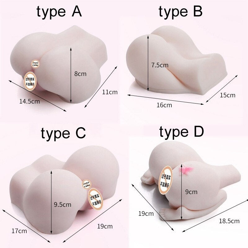 Super Big Ass Male Masturbator Realistic Vagina Sex Doll Adult Toy for Male Masturbation