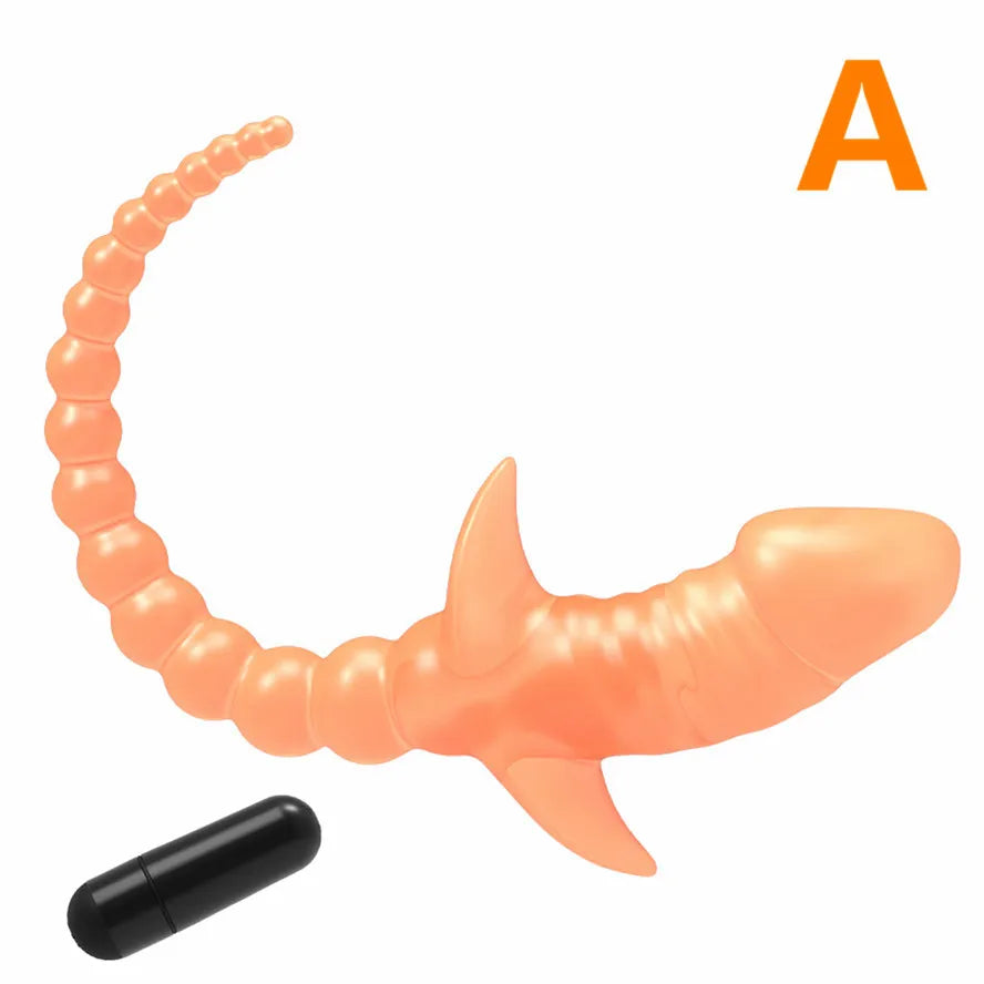 TPE Vibrator Dog Tail Butt Plug Puppy Tail Anal Plug Toys G-spot Stimulator Erotic Adult Toys Slave Women Tail Gay Sex Toys