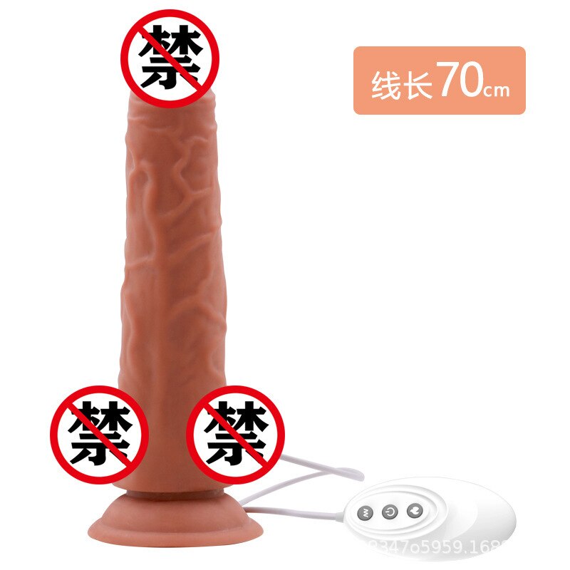 Telescopic Heating Dildo Vibrator G-Spot Massager Large Realistic Penis Climax Anal Sex Toy for Women Adult Product